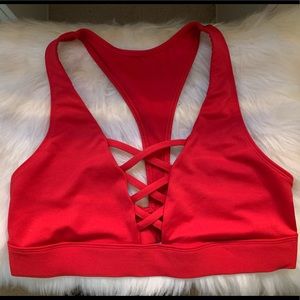 Pink Victoria’s Secret sport bra